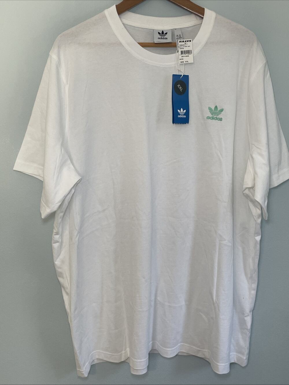 Originals Trefoil Front And Back XXL Logo Sports Short Sleeve T-Shirt - FM3348